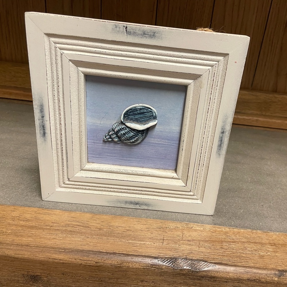 Cute framed seashell